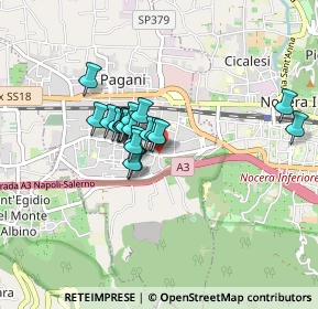 Mappa Piazza B. d'Arezzo, 84016 Pagani SA, Italia (0.6305)