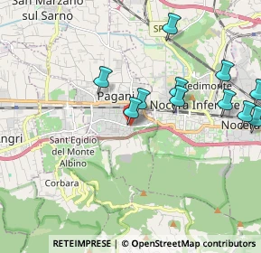 Mappa Piazza Bernardo D'Arezzo, 84016 Pagani SA, Italia (2.29818)