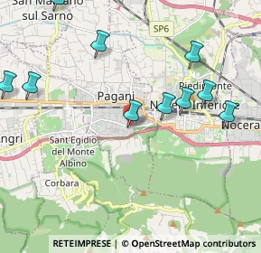 Mappa Via Striano, 84016 Pagani SA, Italia (2.86083)