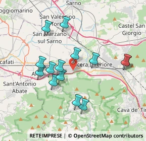 Mappa Piazza Bernardo D'Arezzo, 84016 Pagani SA, Italia (3.76071)