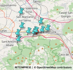 Mappa Piazza B. d'Arezzo, 84016 Pagani SA, Italia (2.61273)