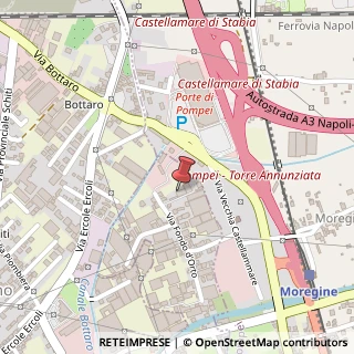 Mappa Via Fondo D'Orto, 48, 80053 Castellammare di Stabia, Napoli (Campania)
