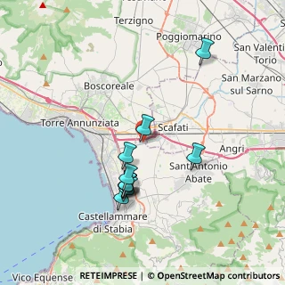 Mappa Via Campo Aviazione 22 Centro Commerciale La Cartiera, 80045 Pompei NA, Italia (3.64636)