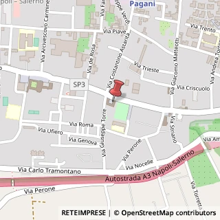 Mappa Corso Padovano Ettore, 1, 84016 Pagani, Salerno (Campania)