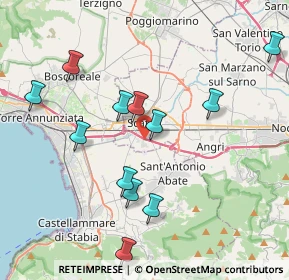 Mappa Via delle Industrie, 84018 Scafati SA, Italia (4.36917)