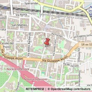 Mappa Via Gustavo Origlia, 51, 84014 Nocera Inferiore, Salerno (Campania)