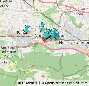 Mappa Via Atzori G., 84014 Nocera Inferiore SA, Italia (0.73182)