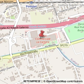 Mappa C.C. LA CARTIERA, 22, 80045 Pompei, Napoli (Campania)