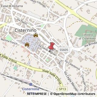 Mappa Via Dante Alighieri, 66, 72014 Cisternino, Brindisi (Puglia)