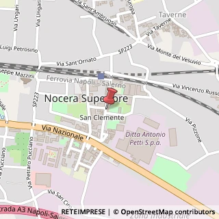Mappa Piazza Aldo Moro, 84015 Nocera Superiore SA, Italia, 84015 Nocera Superiore, Salerno (Campania)