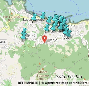 Mappa Via Montecito, 80074 Casamicciola Terme NA, Italia (0.936)