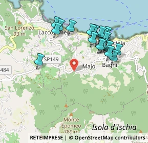 Mappa Via Montecito, 80074 Casamicciola Terme NA, Italia (1.028)