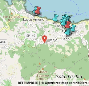 Mappa Via Montecito, 80074 Casamicciola Terme NA, Italia (1.203)