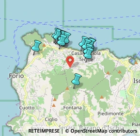 Mappa Via Montecito, 80074 Casamicciola Terme NA, Italia (1.39)