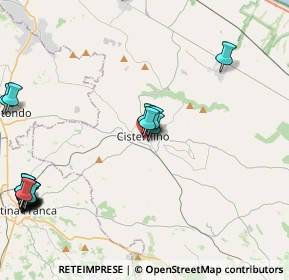 Mappa Piazza Pellegrino Rossi, 72014 Cisternino BR, Italia (6.475)