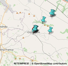 Mappa Piazza Pellegrino Rossi, 72014 Cisternino BR, Italia (2.28727)