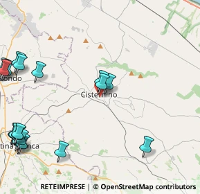 Mappa Piazza Pellegrino Rossi, 72014 Cisternino BR, Italia (6.7005)