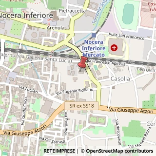 Mappa Via Raffaele Vitolo, 16, 84014 Nocera Inferiore, Salerno (Campania)