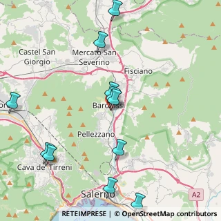 Mappa Via Monticello, 84081 Baronissi SA, Italia (5.15727)