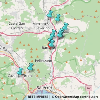 Mappa Via Monticello, 84081 Baronissi SA, Italia (3.53)