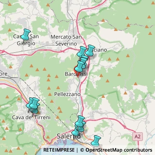 Mappa Via Monticello, 84081 Baronissi SA, Italia (4.97615)