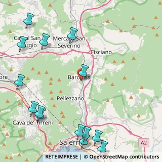 Mappa Via Monticello, 84081 Baronissi SA, Italia (6.64429)