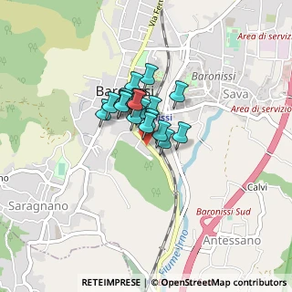 Mappa Via Monticello, 84081 Baronissi SA, Italia (0.2475)