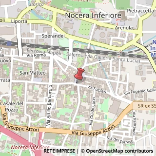 Mappa Via Fucilari,  9, 84014 Nocera Inferiore, Salerno (Campania)