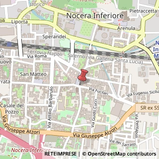 Mappa Via Fucilari, 9, 84014 Nocera Inferiore, Salerno (Campania)