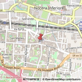 Mappa Piazza Giovanni Amendola, 20, 84014 Nocera Inferiore, Salerno (Campania)
