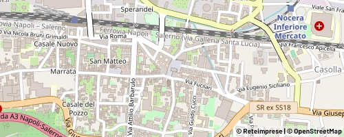 Mappa Nocera Inferiore