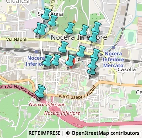 Mappa Piazza Giovanni Amendola, 84014 Nocera Inferiore SA, Italia (0.437)