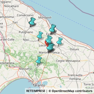 Mappa Contrada Ritunno Piccolo, 70010 Locorotondo BA, Italia (9.91067)