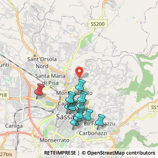Mappa Via Gaetano Cima, 07100 Sassari SS, Italia (2.26769)