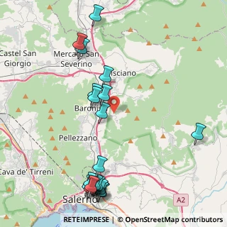 Mappa Via Luigi Settembrini, 84081 Baronissi SA, Italia (5.5525)