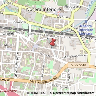 Mappa Via Giacomo Matteotti, 21, 84014 Nocera Inferiore, Salerno (Campania)