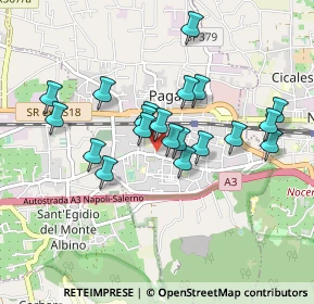 Mappa Piazza S. Alfonso De Liguori, 84016 Pagani SA, Italia (0.8215)