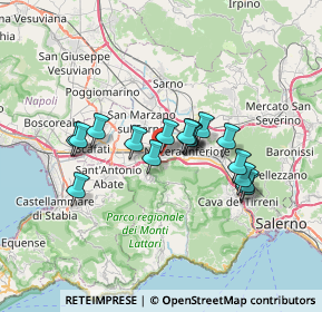 Mappa Piazza S. Alfonso De Liguori, 84016 Pagani SA, Italia (5.76353)