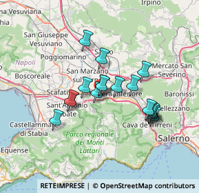 Mappa Piazza S. Alfonso De Liguori, 84016 Pagani SA, Italia (6.10278)