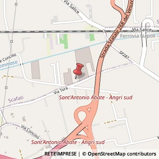 Mappa Via Tora, 14, 84018 Angri, Salerno (Campania)