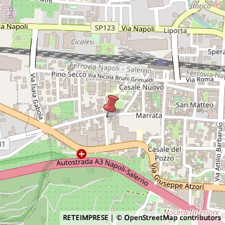 Mappa Via R. Canger, 7, 84014 Nocera Inferiore, Salerno (Campania)