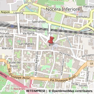 Mappa Via Costantino Amato, 16, 84014 Nocera Inferiore, Salerno (Campania)