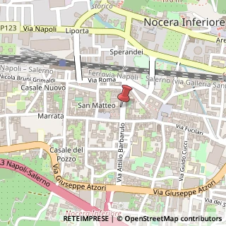 Mappa Via di Tor Vergata, 257, 84014 Nocera Inferiore, Salerno (Campania)