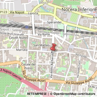Mappa Via Attilio Barbarulo, 6, 84014 Nocera Inferiore, Salerno (Campania)