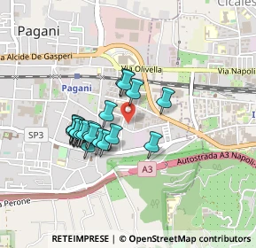 Mappa Via Caduti di Superga, 84016 Pagani SA, Italia (0.375)