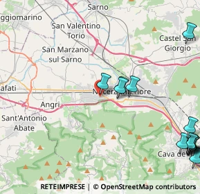 Mappa Via Caduti di Superga, 84016 Pagani SA, Italia (6.62857)