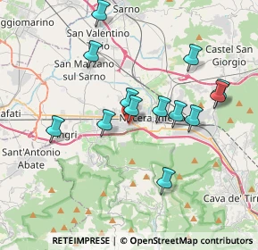 Mappa Via Caduti di Superga, 84016 Pagani SA, Italia (3.77923)