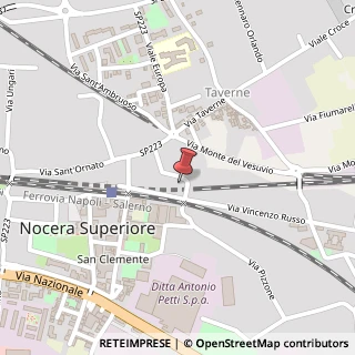 Mappa Corso Umberto I, 105, 84015 Nocera Superiore, Salerno (Campania)