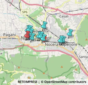 Mappa Via Luigi Angrisani, 84014 Nocera Inferiore SA, Italia (1.35385)