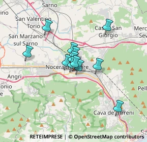 Mappa Via Luigi Angrisani, 84014 Nocera Inferiore SA, Italia (2.58083)